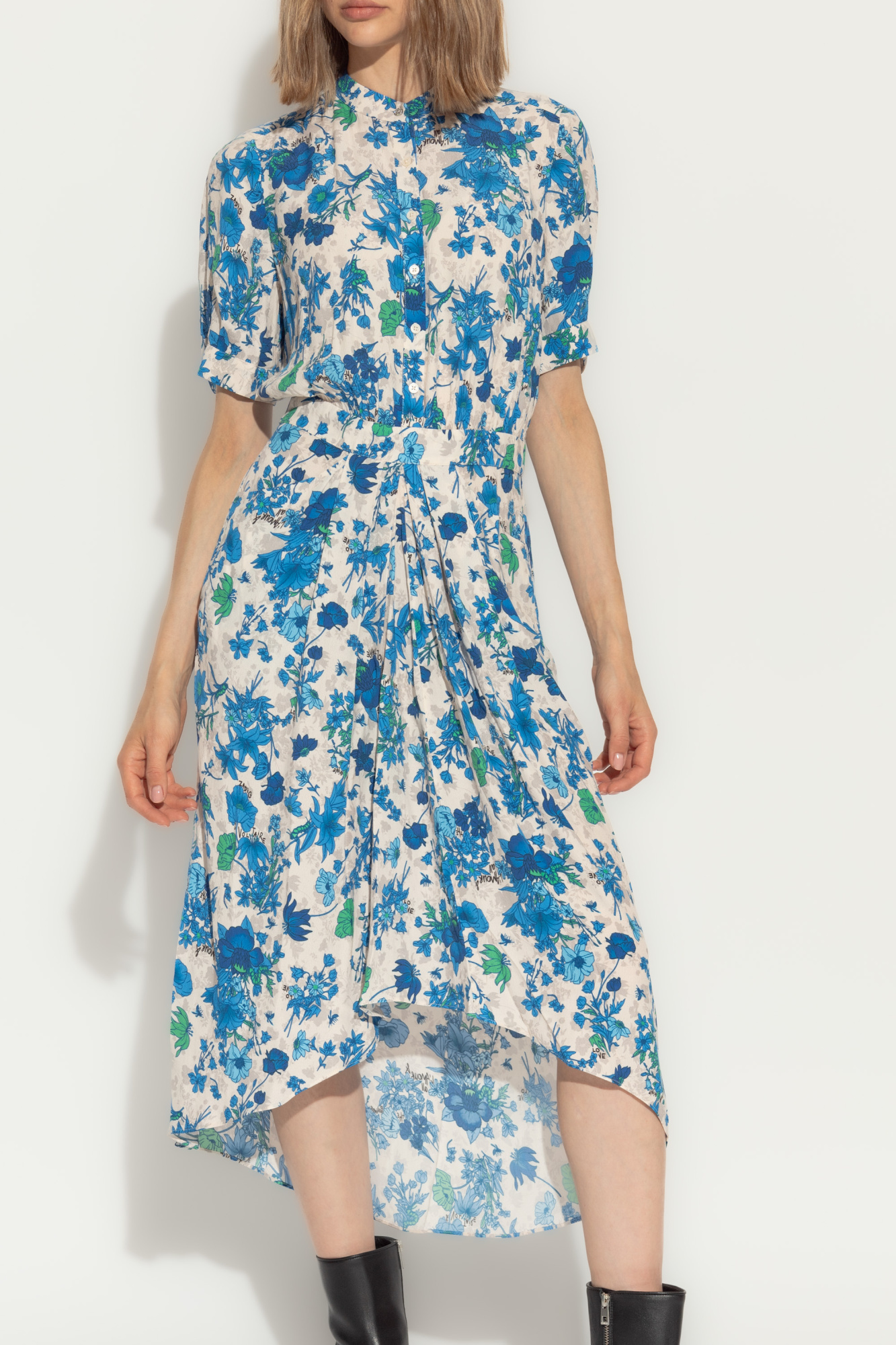 Blue dress all 'Rima' Zadig & Voltaire Blue dress all 'Rima' Zadig & Voltaire